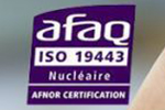 INTERCONTROLE a obtenu la certification ISO 19443 qui lui a été délivrée par l’AFNOR Certification.